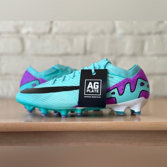 Nike Mercurial Vapor 15 Elite AG ACC Soccer Cleats Turquoise DJ5167-300 Men Size